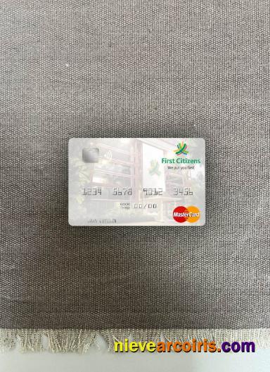 Trinidad And Tobago First Citizes Bank Mastercard Photolook Front Sample