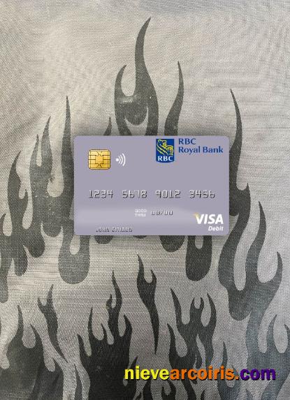 Trinidad And Tobago RBC Royal Bank Visa Debit Card Photolook Front Photolook