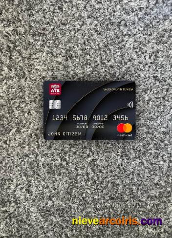 Tunisia ATB Bank Mastercard Photolook Front Template