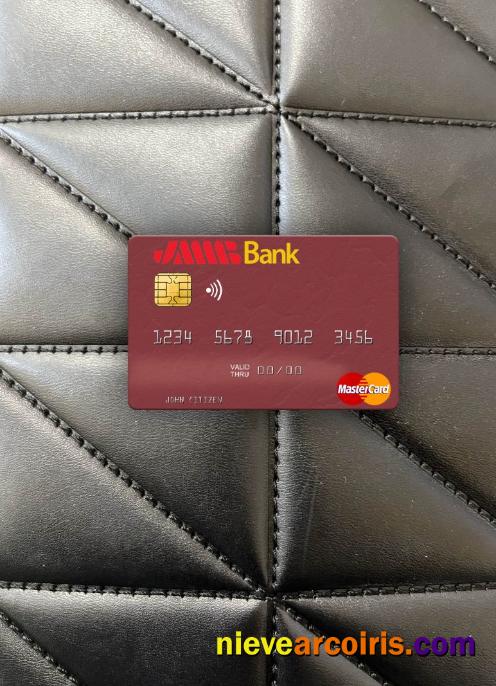 Tunisia JMMB Bank Mastercard Photolook Front Template