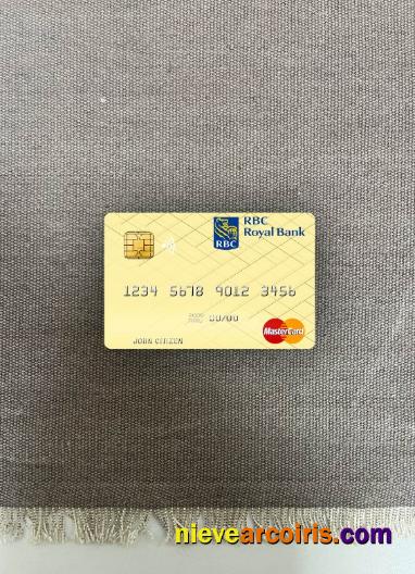 Tunisia RBC Royal Bank Mastercard Photolook Front Sample