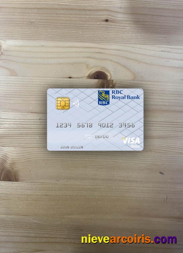 Tunisia RBC Royal Bank Visa Debit Card Photolook Front Preview