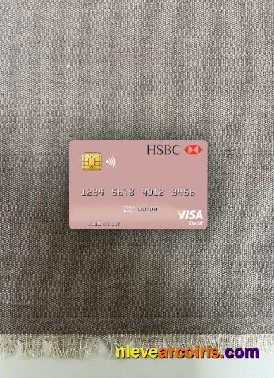 Turkey HSBC Bank Visa Debit Card Photolook Front Preview