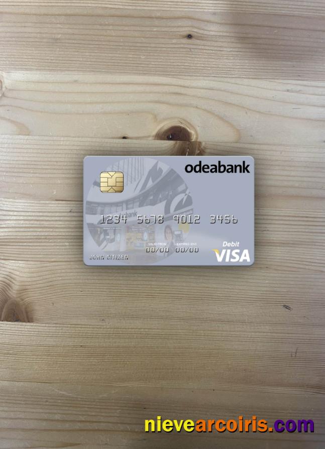 Turkey Odeabank Visa Debit Card Photolook Front Preview