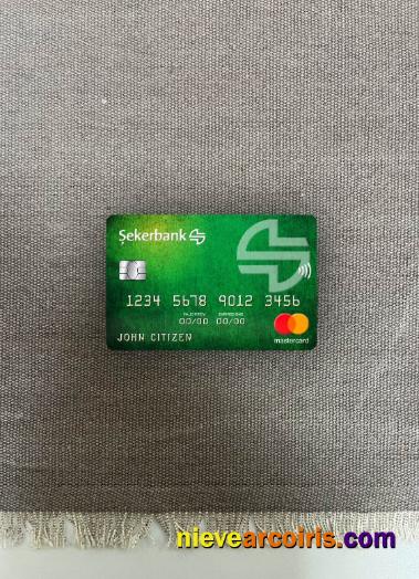 Turkey Sekerbank Mastercard Photolook Front Photolook