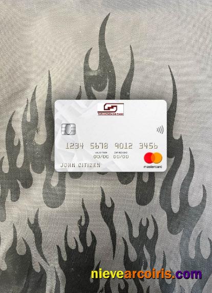 Turkmenistan Turkmenbashi Bank Mastercard Photolook Front Sample