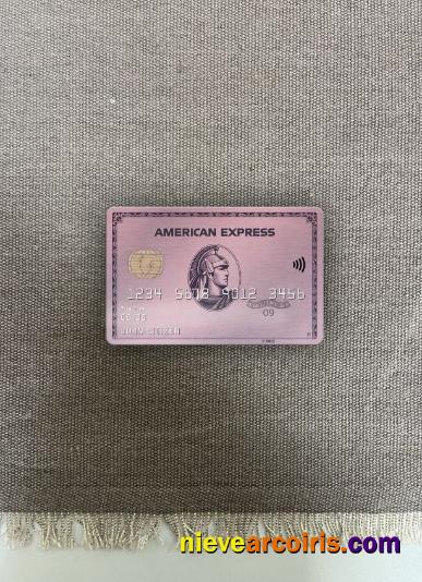 USA ADP Earnings Bank AMEX Rose Gold Card Photolook Front Photolook