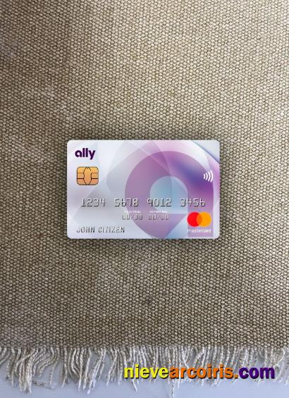 USA Ally Bank Mastercard Photolook Front Sample