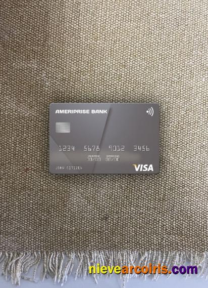 USA Ameriprise Bank Visa Card Photolook Front Photolook