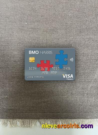 USA BMO Harris Bank Visa Card Photolook Front Photolook