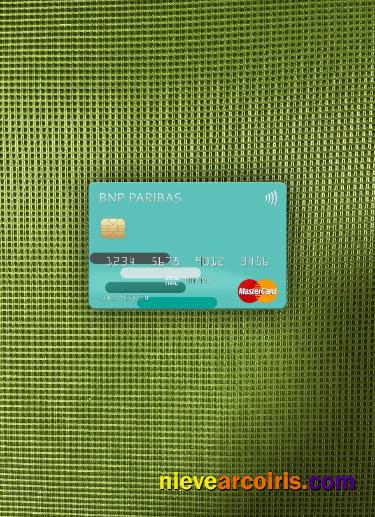 USA BNP Paribas Bank Mastercard Photolook Front Sample