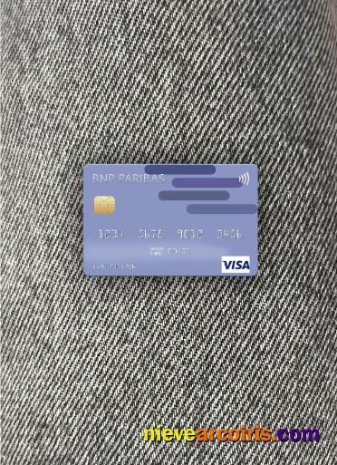USA BNP Paribas Bank Visa Card Photolook Front Preview