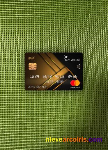 USA Bank Of New York Mellon Gold Mastercard Photolook Front Photolook