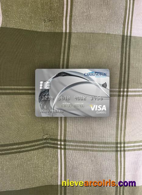 USA Carrington Mortgage Services Bank Visa Classic Card Photolook Front Preview