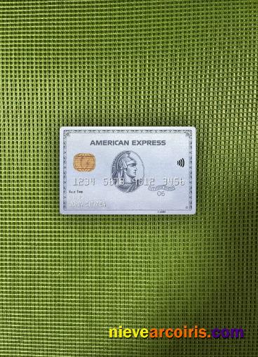 USA Chase Bank AMEX Platinum Card Photolook Front Template