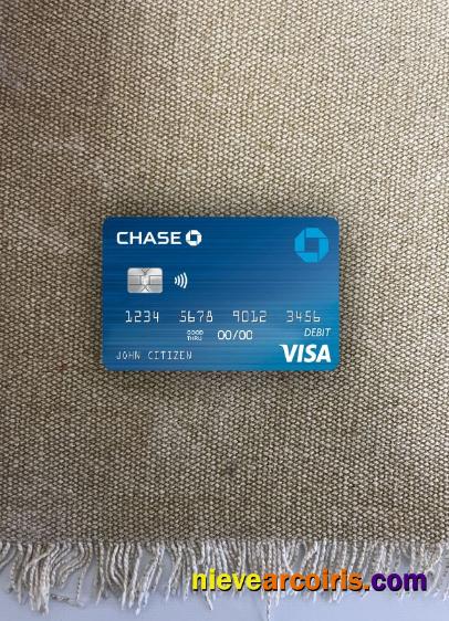 USA Chase Bank Visa Debit Card 2 Photolook Front Photolook