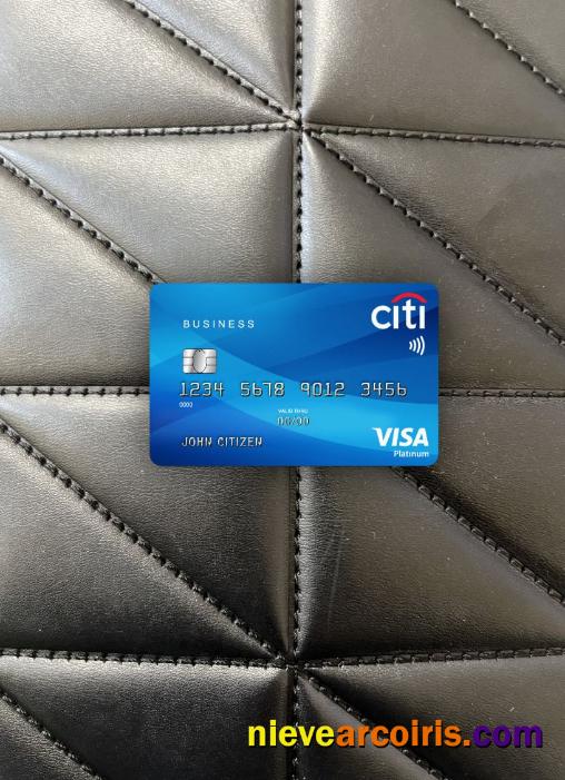USA Citibank Visa Platinum Card Photolook Front Photolook