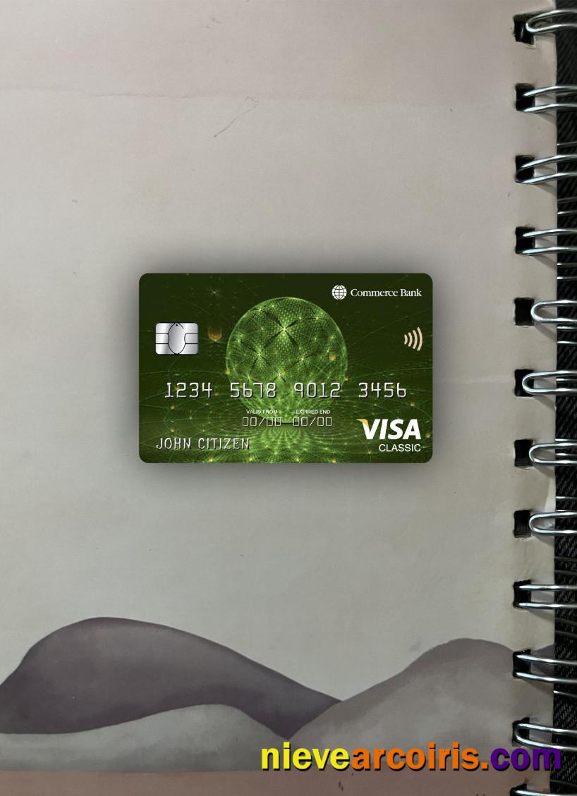 USA Commerce Bank Visa Classic Card Photolook Front Sample