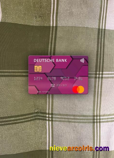 USA Deutsche Bank Mastercard Photolook Front Sample