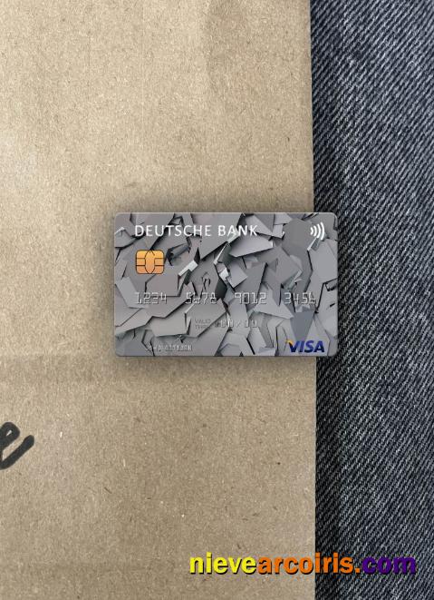 USA Deutsche Bank Visa Card Photolook Front Preview