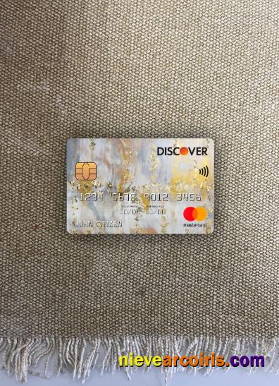 USA Discover Bank Mastercard Photolook Front Template
