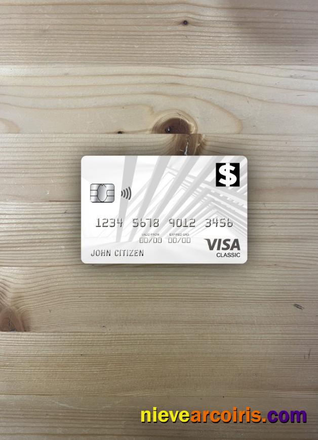 USA First Bank Of Wiki Visa Classic Card Photolook Front Preview
