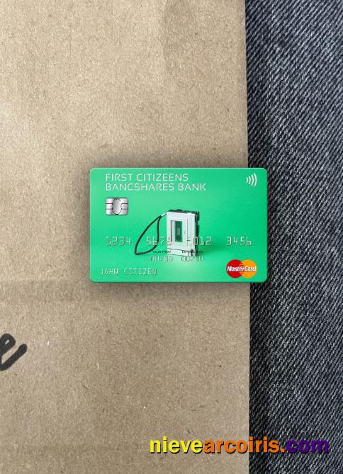USA First Citizens BancShares Bank Mastercard Photolook Front Sample