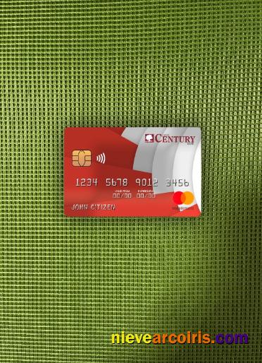 USA Georgia Gainesville First Century Bank Mastercard Photolook Front Template