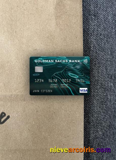 USA Goldman Sachs Bank Visa Card Photolook Front Photolook