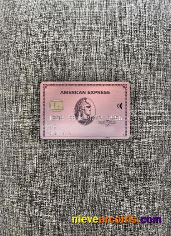 USA Indiana Centier Bank AMEX Rose Gold Card Photolook Front Preview