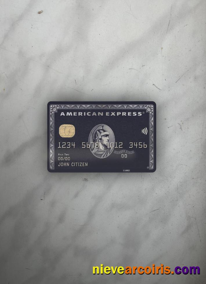 USA JP Morgan Chase Bank AMEX Black Card Photolook Front Photolook