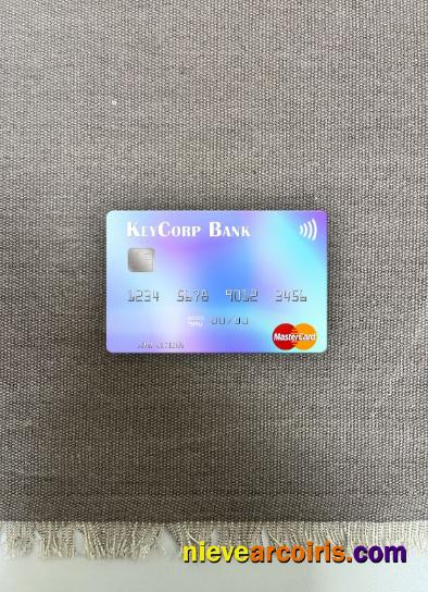 USA KeyCorp Bank Mastercard Photolook Front Sample