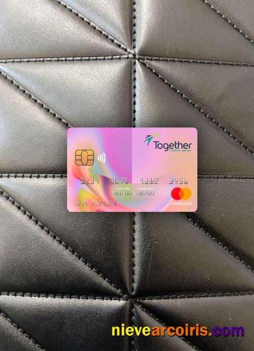 USA Missouri Together Credit Union Bank Mastercard Photolook Front Sample