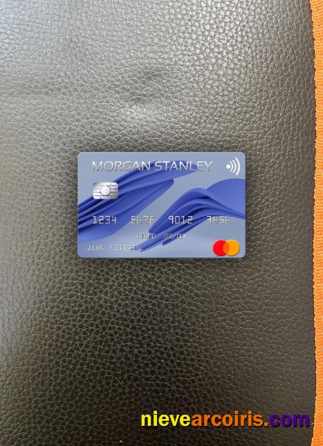 USA Morgan Stanley Bank Mastercard Photolook Front Photolook