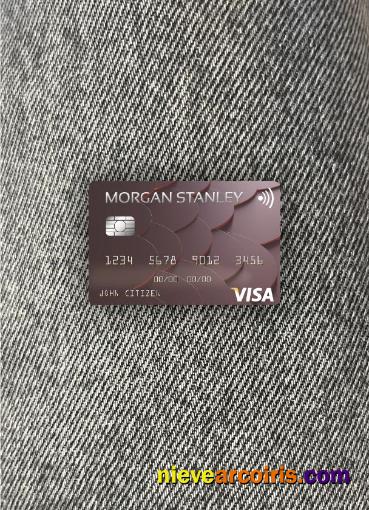 USA Morgan Stanley Bank Visa Card Photolook Front Photolook