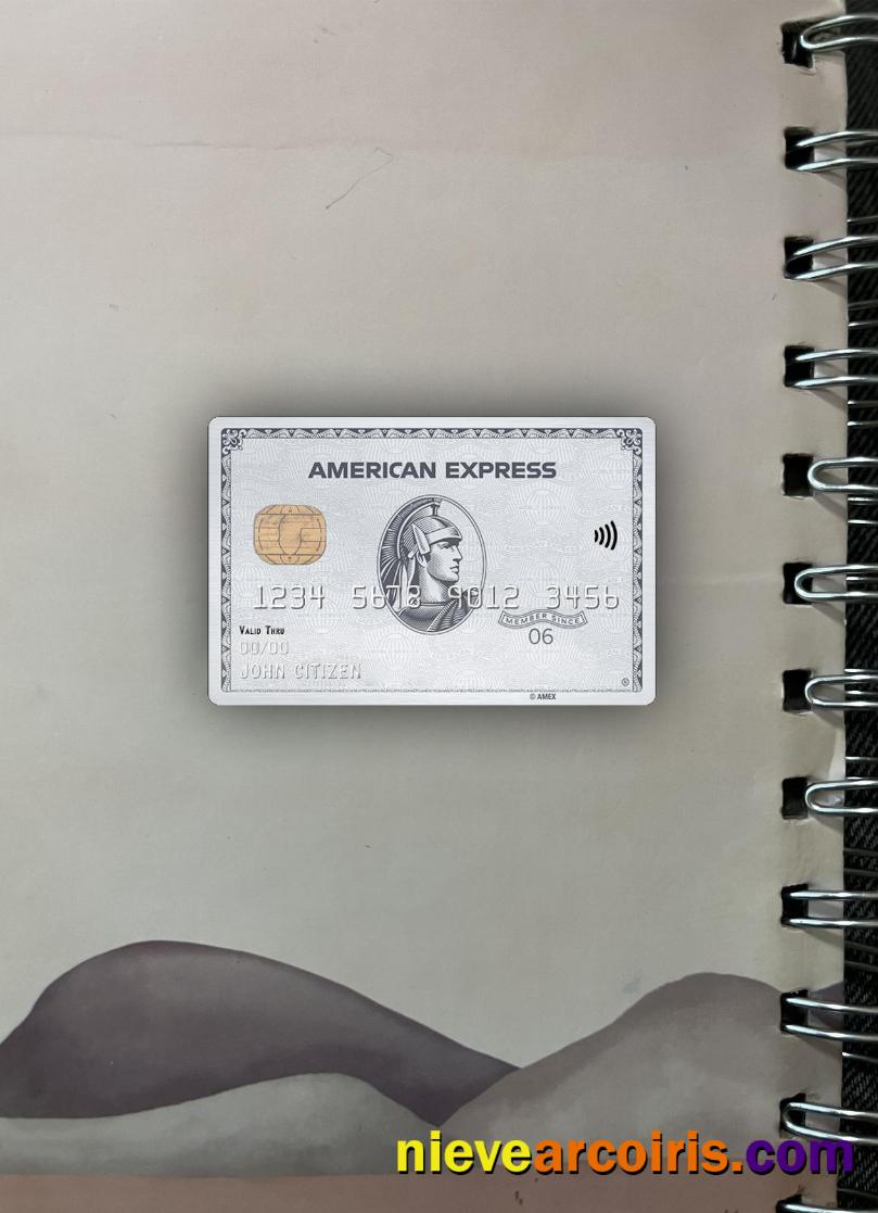 USA NAB Bank AMEX Platinum Card Photolook Front Preview