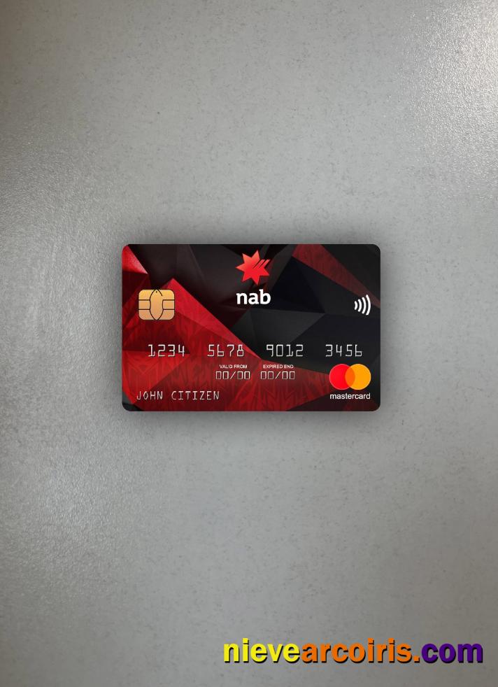 USA NAB Bank Mastercard Photolook Front Preview