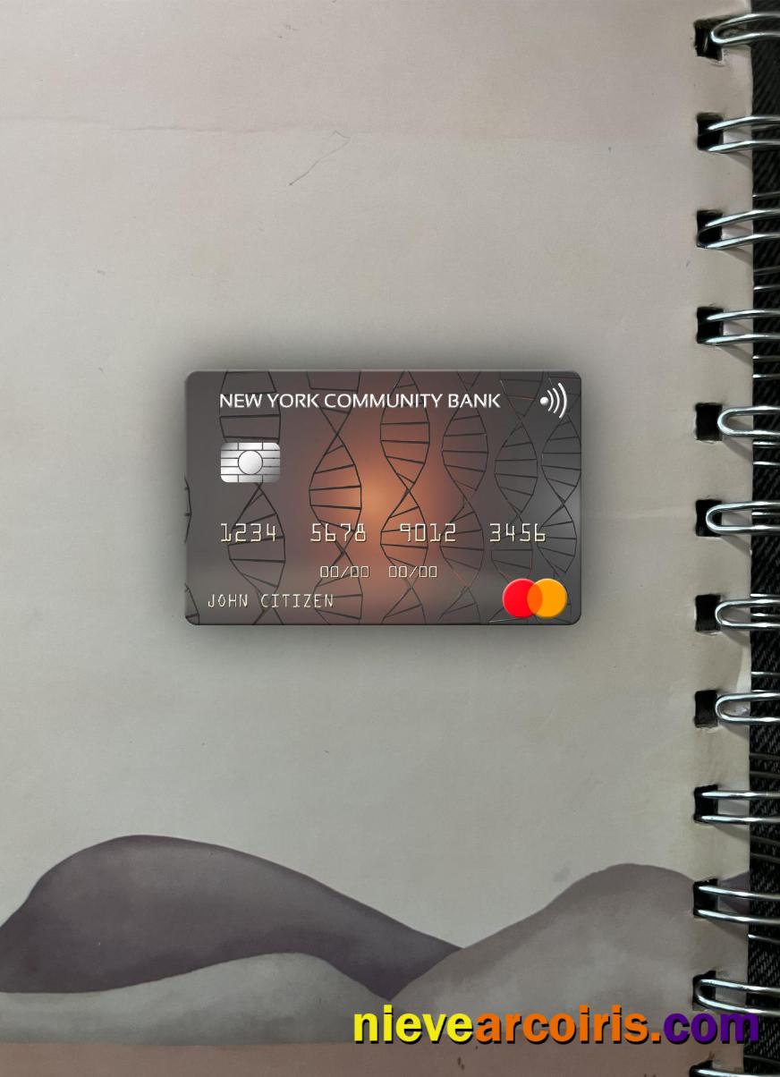 USA New York Community Bank Mastercard Photolook Front Preview