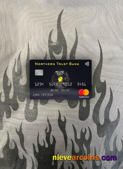 USA Northern Trust Bank Mastercard Front Sample