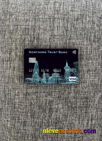 USA Northern Trust Bank Visa Card Photolook Front Sample