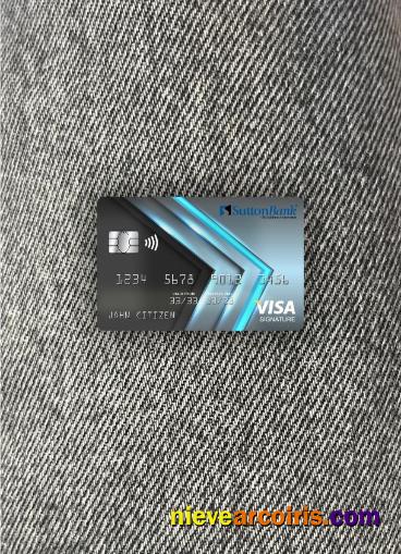 USA Ohio SUTTON Bank Visa Signature Card Photolook Front Photolook