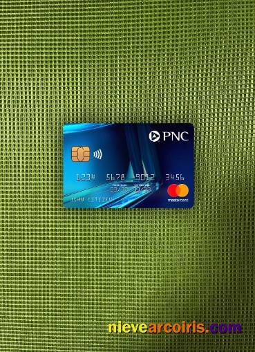 USA PNC Bank Mastercard Blue Photolook Front Sample