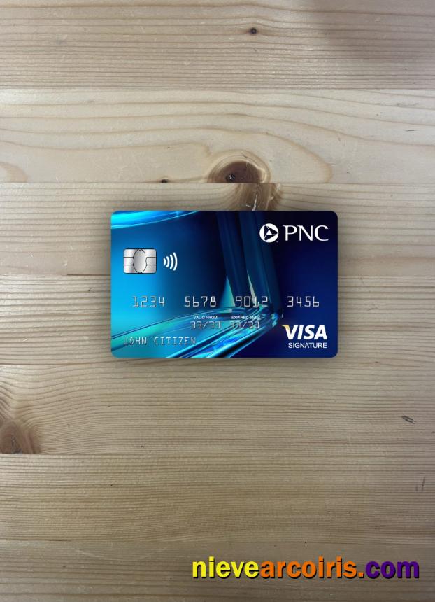 USA PNC Bank Visa Signature Card Photolook Front Photolook