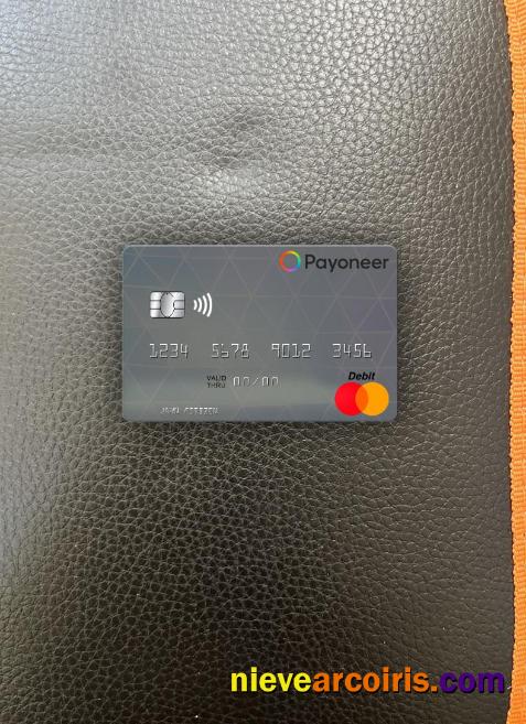 USA Payoneer Mastercard Photolook Front Sample