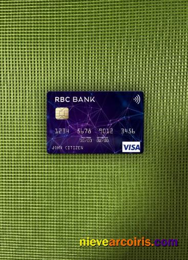USA RBC Bank Visa Card Photolook Front Preview