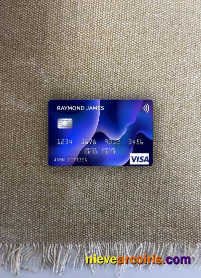 USA Raymond James Financial Bank Visa Card Photolook Front Sample