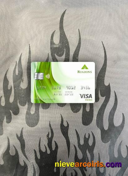 USA Regions Bank Visa Electron Card Photolook Front Sample