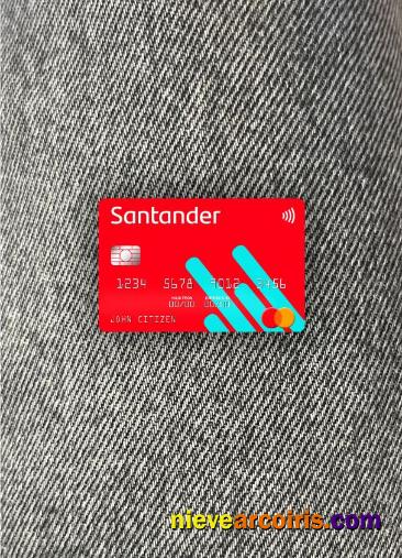 USA Santander Bank Mastercard Photolook Front Photolook