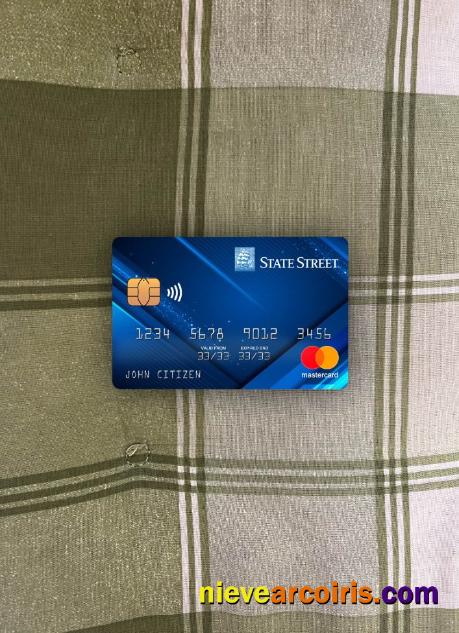 USA State Street Corporation Bank Mastercard Photolook Front Preview