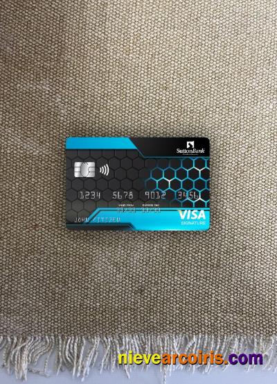 USA Sutton Bank Signature Card Photolook Front Template